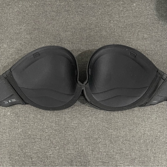 Soma Intimates Enhancing Strapless Push Up Bra in Black Size 32D - Picture 5 of 7